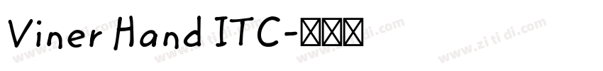Viner Hand ITC字体转换